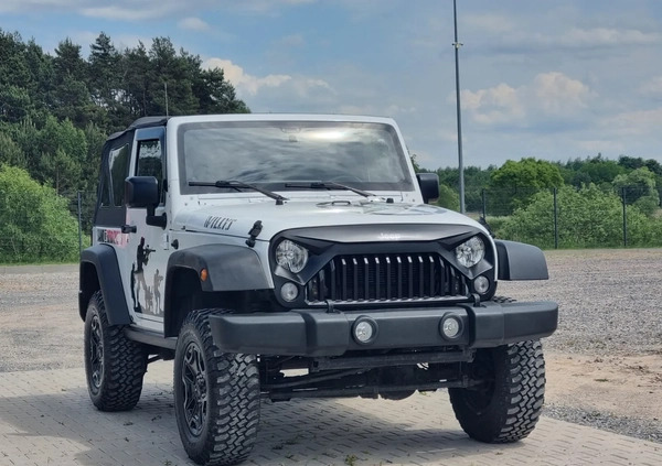 Jeep Wrangler cena 65500 przebieg: 42000, rok produkcji 2016 z Konin małe 211